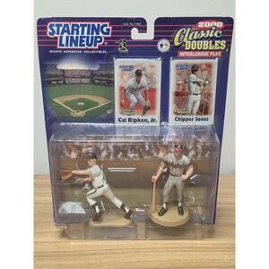 Vintage Baltimore Orioles Atlanta Braves Figures MLB Classic Doubles Set 2000s